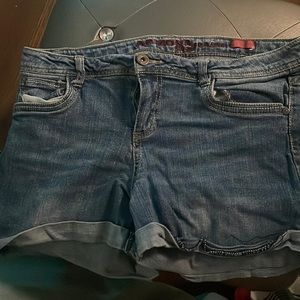 Blue Jean shorts. 16 1/2 plus Arizona jeans